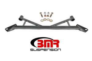 Ford Mustang Chassis Brace - Front - BMR Suspension - 4-Point Subframe, CB006 - Black Hammertone - `15-`23